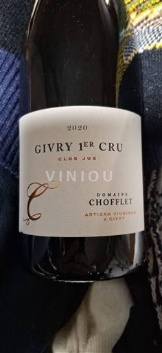 Burgundsko Nespecifikováno Premier Cru Domaine Chofflet Clos Jus 2020