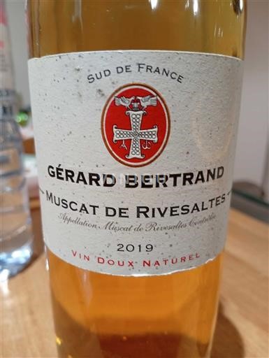 Roussillon Muscat de Rivesaltes Gérard Bertrand 2019