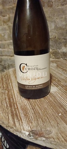 Rhônen laakso Côtes-du-rhône Domaine Nicolas Croze Vieilles Vignes 2022