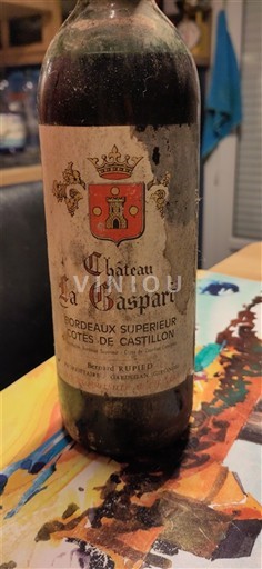 Vinhos Rouge sec Château La Gasparde Non millésimé França Bordéus Castillon-côtes-de-bordeaux AOC