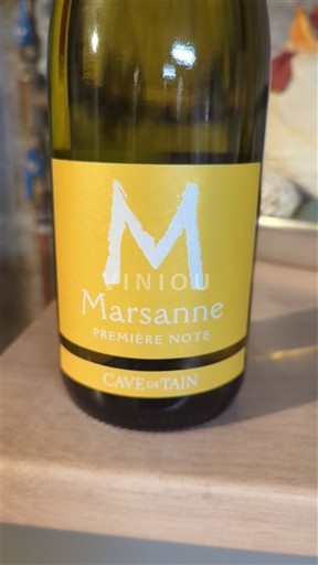 Вина Blanc sec Première Note Marsanne Cave de Tain 2024 Francuska Alpi i Rodoska oblast Ронске колине IGP