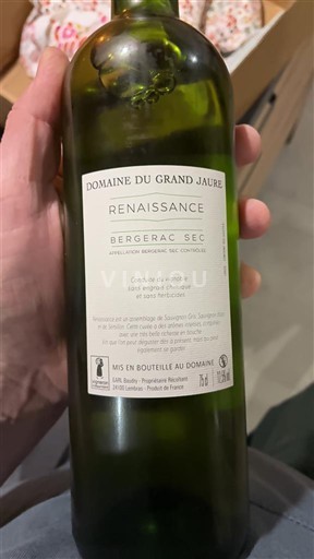 Tây Nam Bergerac Domaine Grand Jaure Renaissance 2023