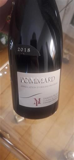 Borgoña Pommard Famille Picard 2018
