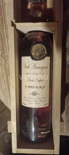 Burgund Marsannay Marie Duffau Viel Armagnac 15 ans d'âge Ohne Jahrgang