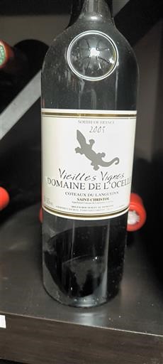 Languedoc Coteaux del Languedoc Domaine L'Ocelle Vieilles Vignes 2005