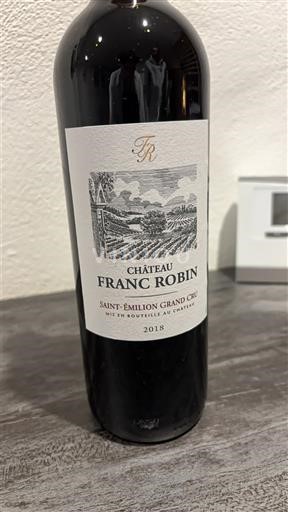 Bordeaux Saint-Émilion Grand Cru Grand Cru Château Franc Robin 2018
