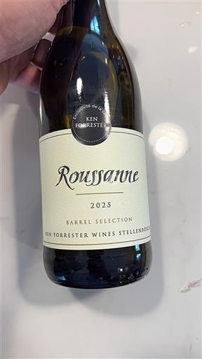 Kustområdet Stellenbosch Ken Forrester Barrel Selection 2025