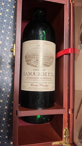 Viinit Rouge sec Cuvée Prestige Château Labourdette 2012 Ranska Bordeaux Bordeaux Supérieur AOC