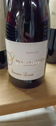 Burgundija Mercurey Premier Cru Domaine Levert 2017