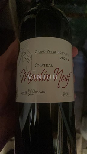 Bordeaux Blaye-Côtes-de-Bordeaux Château Moulin Neuf 2023