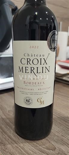 Bordeaux Château Croix Merlin 2022
