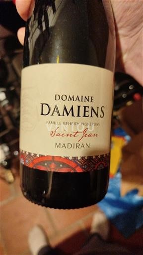 Tây Nam Madiran Domaine Damiens Saint-Jean 2022