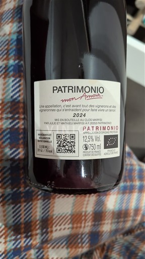 Córcega Patrimonio Clos Marfisi Mon Amour 2020