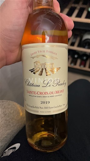 Burdeos Sainte-Croix-Du-Mont Château Le Pradey 2019