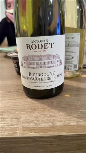 Borgoña No especificado Antonin Rodet 2022