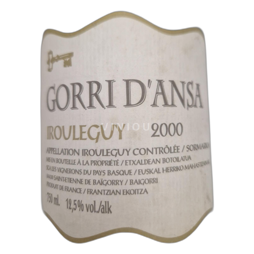 South West Irouléguy Gorri d'Ansa 2000