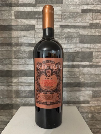 Apulia No especificado Evita Primitivo di Manduria Riserva Sin añada