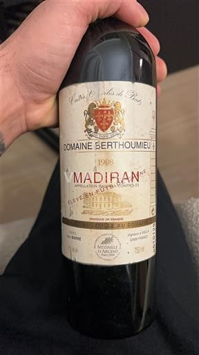Tây Nam Madiran Domaine Berthoumieu 1998