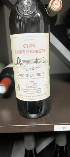 Roussillon Côtes du Roussillon Clos Saint Georges Eva 1995