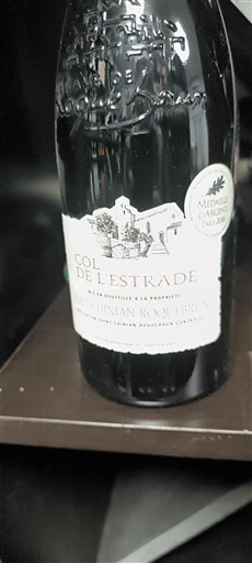 Languedoc Saint-Chinian Cave de Roquebrun Col de l'Estrade 2008