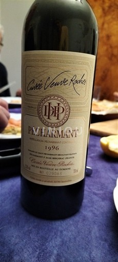 Lounais-Ranska Pécharmant Domaine Haute Pierre Vieilles Roches 1996