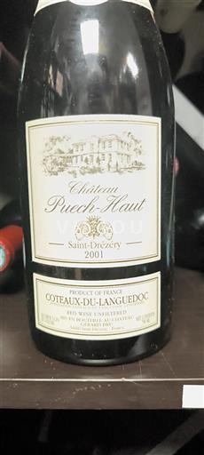 Languedoc Coteaux du Languedoc Château Puech-Haut Saint-Drézéry-tête de Bélier 2001