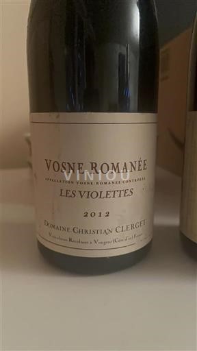 Burgundsko Vosne-romanée Domaine Christian Clerget Les Violettes 2012