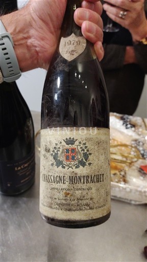 Burgund Chassagne-Montrachet Duperrey et Adama 1979