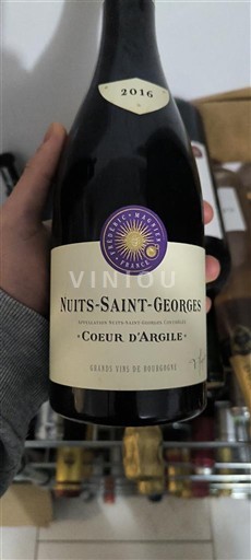 Burgund Nuits-Saint-Georges Cave de Nuiton-Beaunoy Coeur d'Argile 2016