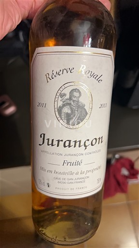 Sudoeste Jurançon Cave de Gan Jurançon Réserve Royale 2011