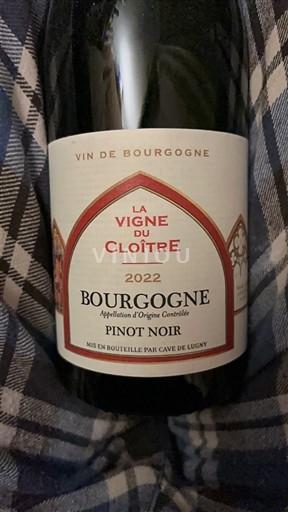 Wines Rouge sec La Vigne du Cloître 2022 France Burgundy AOC