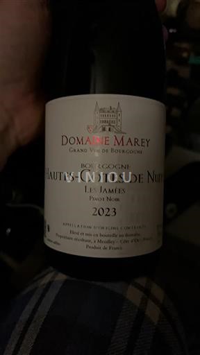 Borgogna Hautes Côtes de Nuits Domaine Marey Les Jamées 2023