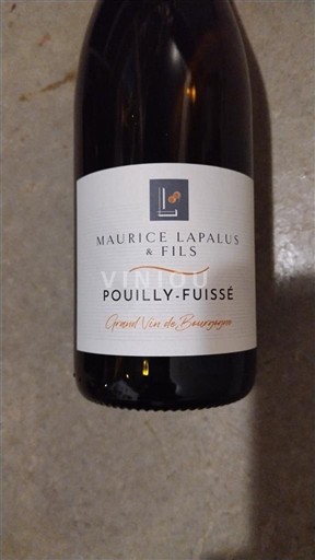 Burgundsko Pouilly-fuissé Maurice Lapalus & Fils 2024