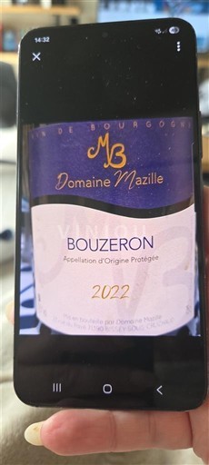 Burgund Bouzeron Domaine Mazille 2022