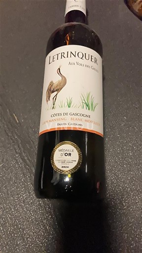 Sudoeste Côtes de Gascogne Letrinquer Aux Voix des Grues 2024
