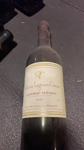 Bordeaux Listrac-Médoc Château Lagrave Cissan 1996