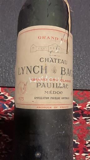 Bordeaux Pauillac Grand Cru Château Lynch-Bages 1975