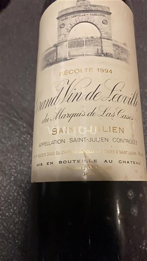 Bordeaux Saint-Julien Château Léoville Las Cases Grand Vin de Léoville du Marquis de Las Cases 1994