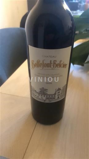 Бордо Сент-Емільйон Гран Крю Grand Cru Classé Château Bellefont-Belcier 2016