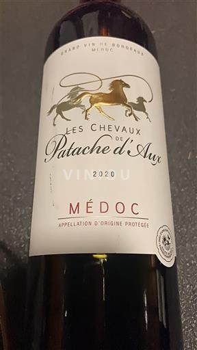 Bordeaux Médoc Château Patache d'Aux Les Chevaux 2020