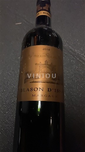 Wijnen Rouge sec Blason d'Issan Château Issan 2018 Frankrijk Bordeaux Margaux AOC