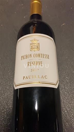 Bordeaux Pauillac Château Pichon Longueville Comtesse de Lalande Réserve 2017