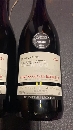 Valle del Loira Saint-Nicolas-De-Bourgueil Domaine La Villatte 2024
