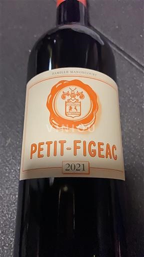 Bordeaux Saint-Émilion Figeac Petit-Figeac 2021