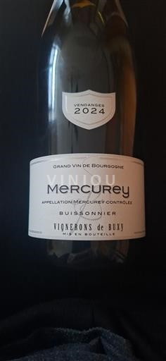 Burgundija Mercurey Vignerons de Buxy Buissonnier 2024