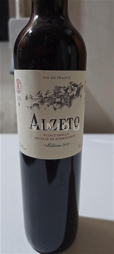 Corse Alzeto Sciaccarellu Récolté en Surmaturité 2018