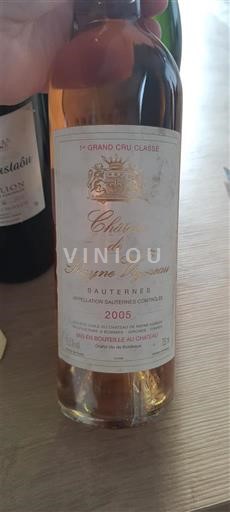 Bordeaux Sauternes Premier Cru Château Rayne Vigneau 2005