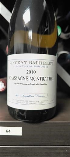 Borgoña Chassagne-Montrachet Vincent Bachelet 2010
