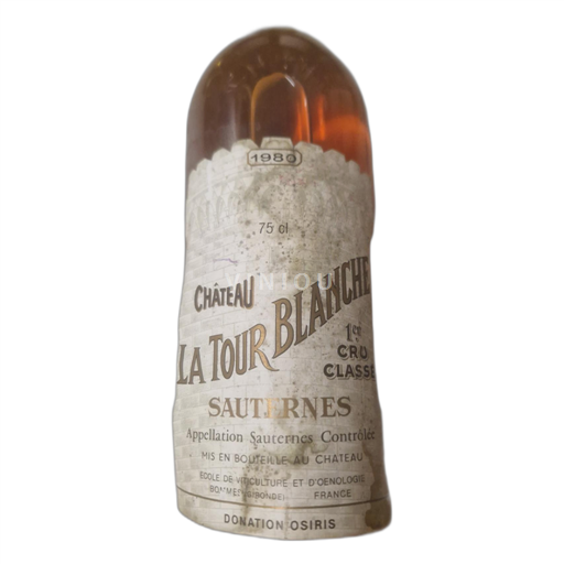 Bordeaux Sauternes Château La Tour Blanche 1ier cru classé 1980
