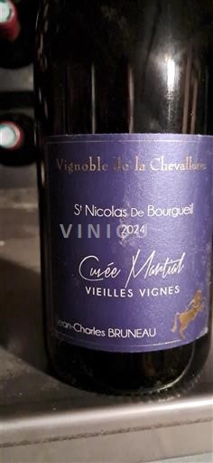 Valea Loarei Saint-Nicolas-De-Bourgueil Vignoble de la Chevalerie Martial Vieilles Vignes 2024